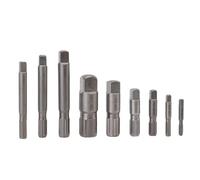 Hyuduo Kit d'outils de Retrait de Tuyaux Cassés, Ensemble d'Extracteurs de Tuyaux en Acier CrMo avec 8 Extracteurs Courts et 3 Longs pour la Réparation de Programmés 40 et 80