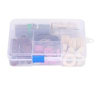 Hyuduo Kit d'outils Rotatifs 125 Pièces, Ensemble d'accessoires pour Mini-meuleuse pour Polir, Couper, Graver, Comprend du Papier de Verre et Divers Forets pour le Bricolage et l'artisanat