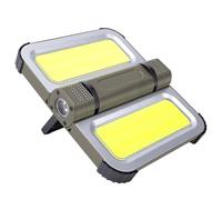 Hyuduo Lampe de Travail Solaire Rechargeable, Lampe de Camping LED Pliable