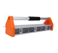 Hyuduo Lampe D'inspection Murale LED 2600 Lm 120°x5° 39 W 3 Billes LED | Lampe de Développement pour Peintre, Alliage D'aluminium, Faisceau Balayeur, Vérifications de Sol carrelé, Câble de 8 M,