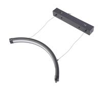 Hyuduo Lampe Suspendue Demi-lune, Montage au Plafond, Lampe de Remplissage LED, Hauteur Réglable, 3 Températures de Couleur, Lumière LED pour Maquillage, Nail Art