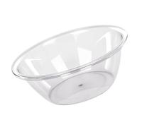 Hyuduo Lavabo Transparent, Cuve de Lavage Ronde en PET Transparent avec Résistance à Haute Température pour une Utilisation Domestique dans la Cuisine et la Salle de Bain (S)
