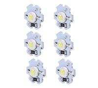 Hyuduo LED 1W 5V Haute Puissance, 25 Puces LED Plaque en Aluminium, luminosité de 200lm pour les Lampes de Poche, Phares, Projecteurs, Lumières de Modélisation de Bricolage, Pas de Scintillement, (#9)
