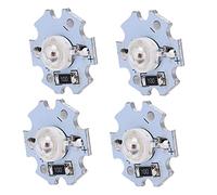 Hyuduo LED 1W 5V Haute Puissance, 25 Puces LED Plaque en Aluminium, luminosité de 200lm pour les Lampes de Poche, Phares, Projecteurs, Lumières de Modélisation de Bricolage, Pas de Scintillement, (#4)