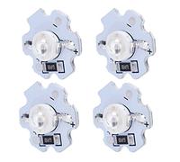 Hyuduo LED 1W 5V Haute Puissance, 25 Puces LED Plaque en Aluminium, luminosité de 200lm pour les Lampes de Poche, Phares, Projecteurs, Lumières de Modélisation de Bricolage, Pas de Scintillement, (#3)