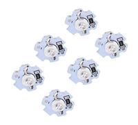Hyuduo LED 1W 5V Haute Puissance, 25 Puces LED Plaque en Aluminium, luminosité de 200lm pour les Lampes de Poche, Phares, Projecteurs, Lumières de Modélisation de Bricolage, Pas de Scintillement,