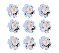 Hyuduo LED 1W 5V Haute Puissance, 25 Puces LED Plaque en Aluminium, luminosité de 200lm pour les Lampes de Poche, Phares, Projecteurs, Lumières de Modélisation de Bricolage, Pas de Scintillement, (#5)