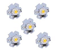 Hyuduo LED 1W 5V Haute Puissance, 25 Puces LED Plaque en Aluminium, luminosité de 200lm pour les Lampes de Poche, Phares, Projecteurs, Lumières de Modélisation de Bricolage, Pas de Scintillement, (#6)