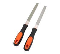 Hyuduo Lime Métal 6 Pouces, Lime Plate à Main pour ébavurage et coupe. | Alliage D'acier à Haute Teneur en Carbone, Poignée en PVC Antidérapante, adapté au Polissage du Métal, du Bois, du