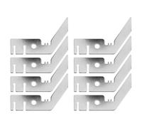 Hyuduo Lot de 8 Cintres à Double Barre Transversale en Fer plaqué pour Fond de Mariage, Support de drapé Compatible avec Tuyau de 7,6 Cm pour Fêtes, événements