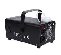 Hyuduo Machine à Brouillard, Machine à Fumée 500 W avec 24 Lumières LED RVB et 4 Effets Stroboscopiques, Télécommande sans Fil pour Halloween, Noël, Fête de Mariage, Spectacle sur (Prise UE 220v)