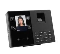 Hyuduo Machine de Présence des Employés 4 en 1, Reconnaissance de Code PIN par Empreinte Digitale Faciale et Paume avec une capacité de 1 000 et une Vérification de 0,6 Seconde pour les (Prise UE)