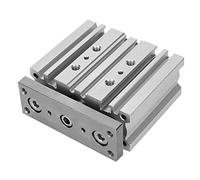 Hyuduo MGPM20X30 3 Cylindre D'air de Duplication de Couteau avec une Structure Compacte et une Résistance élevée à Usage Industriel, Matériau en Alliage en Aluminium