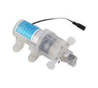 Hyuduo Micro Pompe à Membrane 12 V PP Pompe à Membrane Unique 80 W à Eau Auto-amorçante 6 L Min Faible Bruit 0,5 MPa pour Transfert d'Eau RV Pulvérisateur de Jardin Marin