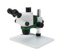 Hyuduo Microscope composé Binoculaire, Zoom Continu 6,5-65X avec Lentille de Réduction pour Les Réparations de Circuits Imprimés, Le Soudage de Processeurs, la Visualisation Confortable et