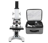 Hyuduo Microscope Microscope Monoculaire avec Corps en Fer et ABS, Grossissement 40X à 640X, Oculaires WF10X WF16X, Mécanique pour étudiants en Laboratoire