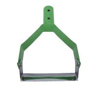 Hyuduo Mini Binette étrier Acier Carbone 12,2 oz pour désherbage Jardin | Tête 3-en-1 pour houe, râteau et grattoir, lame durable traitée thermique, usage intérieur/extérieur précis, s’adapte à
