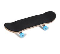 Hyuduo Mini Skateboards à Doigts, Touche en Bois D'érable à 5 Couches avec Roues à Roulement Entièrement Fermées et Coussinet en PU pour L'entraînement des Tours de Soulagement du Stress (Bleu Clair)