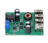 Hyuduo Module de Régulation DC-DC 5V 5A Chargeur USB 4 Ports | Carte convertisseur , entrée large 12 V-24 V, protection contre les surintensités et l\'inversion de polarité