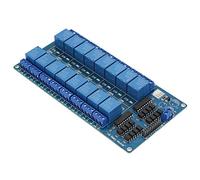 Hyuduo Module de Relais 5 V, Carte de Commande de Relais 16 Canaux avec Optocoupleur, capacité de Charge 10 A pour Applications de Microcontrôleurs