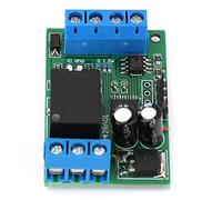 Hyuduo Module de Relais Module de Relais en Plastique 12 V 1 Canal MODBUS RTU Port Série 6 Modes de Fonctionnement Charge 10 A pour Contrôleur PLC Automatisation Industrielle Accès aux Portes