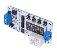 Hyuduo Module Relais DC 12V, Interface 3 Fils, 18 Fonctions Réglables 0,1s-270h avec Affichage Numérique pour Contrôle de Pulse et Retard de Serrure Électromagnétique