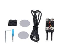 Hyuduo Morse Code Key Double Paddle, Base Magnétique QU-7025 | Clé télégraphique automatique CW, coque ABS, coussinet de pied antidérapant, opérateur radio amateur, utilisation du