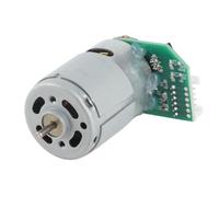 Hyuduo Moteur DC 385, Moteur à Balais avec Aimant Permanent et Encodeur