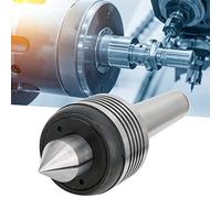 Hyuduo MT4A Live Center Triple Roulement à Billes en Acier au Carbone, Cône à 60 Degrés, Précision de 0,015, 2500 Tr/min pour Petit Tour, Usinage de Trous Centraux, Travail des Métaux, Travail du Bois