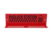 Hyuduo Organisateur de Tagout de Verrouillage de Galette de Garniture à 10 Positions avec Support Mural pour Plaque en Acier pour Gestion du Stockage sécurisé