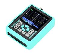 Hyuduo Oscilloscope Portatif Oscilloscope Numérique Portable 2,4 Pouces Mini 120 MS S Taux d'échantillonnage 500 MHz Verrouillage de Forme d'onde à une Touche pour les Tests électroniques étudiants