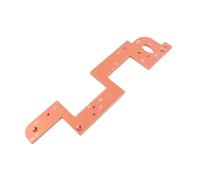 Hyuduo Outil Auxiliaire de Rainurage ARC, Gabarit de Fente en Métal pour Poignée d'armoire, Guide de Rainurage de Précision pour Meubles en Bois (6MM)