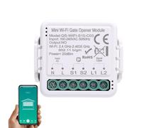 Hyuduo Ouvre-porte de Garage Intelligent Wi-Fi, Commande Vocale Compatible avec, Télécommande, Fonction Minuterie pour la Domotique (QS-WIFI-S10-C03)