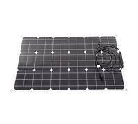 Hyuduo Panneau Solaire Flexible Panneau de Chargeur Solaire Monocristallin 90W 16V de Cellules Solaires Léger Plug and Play pour Camping-car en Plein Air, Bateau, Voiture