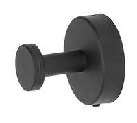 Hyuduo Patère Simple, Crochet Mural Noir en Acier Inoxydable 304, capacité de 20 Lb, Installation à Vis, Cintre Moderne pour Salle de Bain, Cuisine, Chambre à Coucher, Entrée