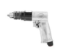 Hyuduo Perceuse Pneumatique à Air 3/8 AD-102, Outil Portatif en Aluminium, Rotation Réversible 1700 Tr/min pour Murs, Sols, Plaques de Fer, Entretien de Machines de Meubles de Bricolage, Perçage,