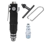 Hyuduo Perceuse Pneumatique à Vitesse Variable de 3 8 Pouces, Perceuse Pneumatique à Mandrin à 3 Mâchoires à Poignée Droite, CW et CCW, 900 Tr/min, capacité de 1,5 à 10 Mm pour une Utilisation en