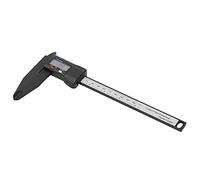 Hyuduo Pied à Coulisse électronique en Carbone 150 Mm 6 Pouces Grand écran LCD Conversion en Pouces Métriques 0,3 Mm 0,01 Outil de Mesure pour la Maison, l'atelier, le Travail du Bois, les Bijoux