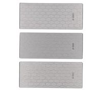 Hyuduo Pierre à Aiguiser, Matériau Diamant, 3 Pièces 200 400 1000, Idéal pour les Couteaux de Cuisine et les Outils d'extérieur