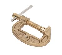 Hyuduo Pince de Mise à la Terre de Soudage en Laiton Robuste 300Amp, Pince Professionnelle Tout en Métal pour Soudeurs MIG Stick, Prise Sécurisée, Applications de Soudage Industriel