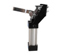 Hyuduo Pince Pneumatique GH-12130 de 300 Mm, Pince à Bascule à Air Professionnelle pour le Soudage et la Fixation, capacité de Maintien de 11,8 Pouces avec Tige Mobile de 60 Mm, Idéale pour les