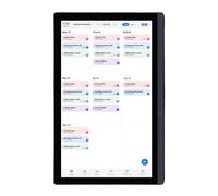 Hyuduo Planificateur Familial à écran Tactile HD avec Calendrier Numérique de 17,3 Pouces avec écran IPS 1920 X 1080P pour Suspension Murale ou Placement sur un Bureau (Prise UE)