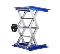 Hyuduo Plateforme élévatrice de Laboratoire Support de Levage de Laboratoire en Oxyde d'aluminium 200x200x340mm Hauteur Réglable de 70 à 280mm Support à Ciseaux Stable pour Laboratoires de Biologie
