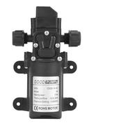 Hyuduo Pompe à Eau Auto-amorçante 12 V, Pompe à Membrane Haute Pression 0,9 MPa 6 L/min pour Booster l'Eau, Nettoyage de Forage, Portable et Durable