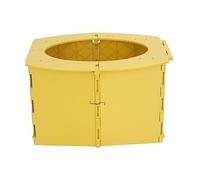 Hyuduo Pot pour Tout-petits, Siège D'entraînement de Toilette Portable et Pliable pour bébé, avec Sac de Nettoyage Amovible, pour le Camping, les Voyages, la Conduite Longue Distance (YELLOW)