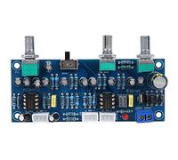Hyuduo Pramp Board 2.1 Canal Circuit HiFi Filter-Subwoofer-Tonboard pour Les Systèmes Audio, DC 12-30 V/AC 9-20 V, NE5532-Chip