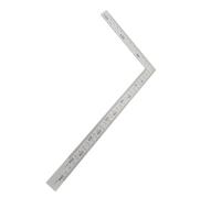 Hyuduo Règle à Angle Droit en Acier Inoxydable, Outil d'artisanat et de Travail des Métaux avec Guide Double Face et échelles Audacieuses pour des Mesures Précises (300mm*150mm)