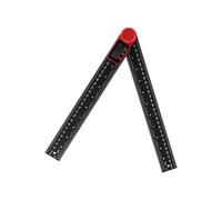 Hyuduo Règle d'angle à Affichage Numérique ABS, Détecteur d'angle Numérique 200 Mm, Affichage LCD de 0 à 999,9 Degrés, Résolution de 0,05 Degrés pour la Mesure 'onglets et les Utilisateurs de