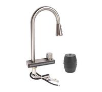 Hyuduo Robinet Cascade, Robinet de Cuisine Extractible en Acier Inoxydable avec Plusieurs Méthodes de Sortie, y Compris un Jet Cascade, pour Laver les Légumes, les Fruits et le