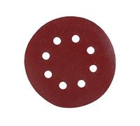 Hyuduo Roues de Broyage Rouge 10pcs 125 Mm de 125 Mm 8 Trou 601000# Grit Sand Papers pour Réparer le Matériel (180#)